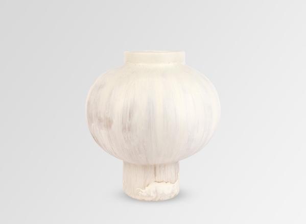 Resin Bold Pearl Vase - Sand